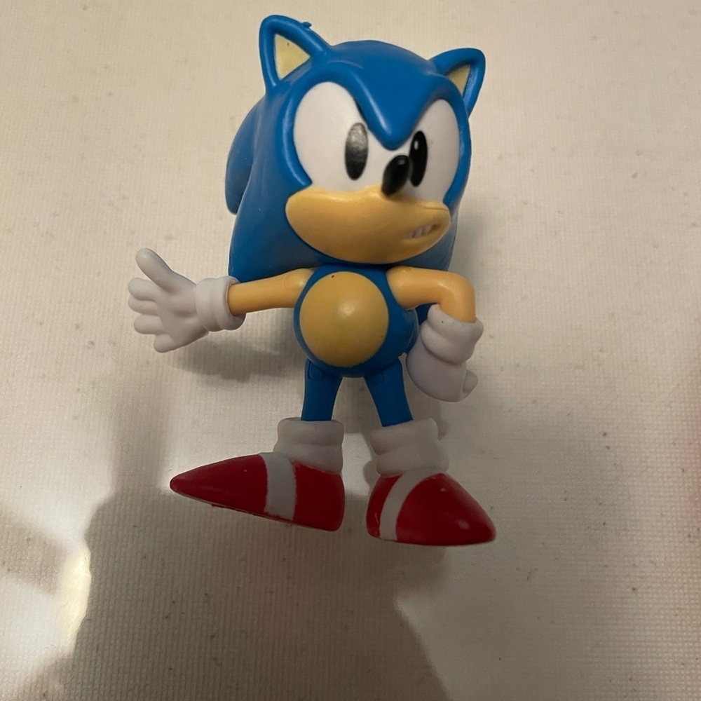 Blue and Red Action Figure Playset